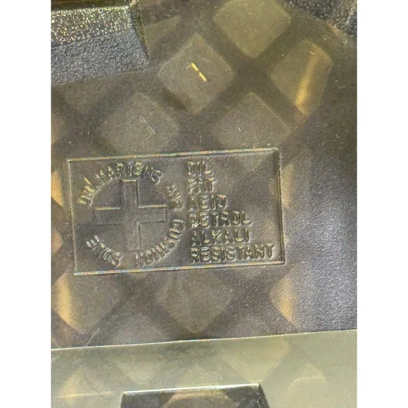 Dr. Martens Ramsey Smooth Leather Creepers Black Shoes - Women's Sz 6 - NWOB - Picture 10 of 13